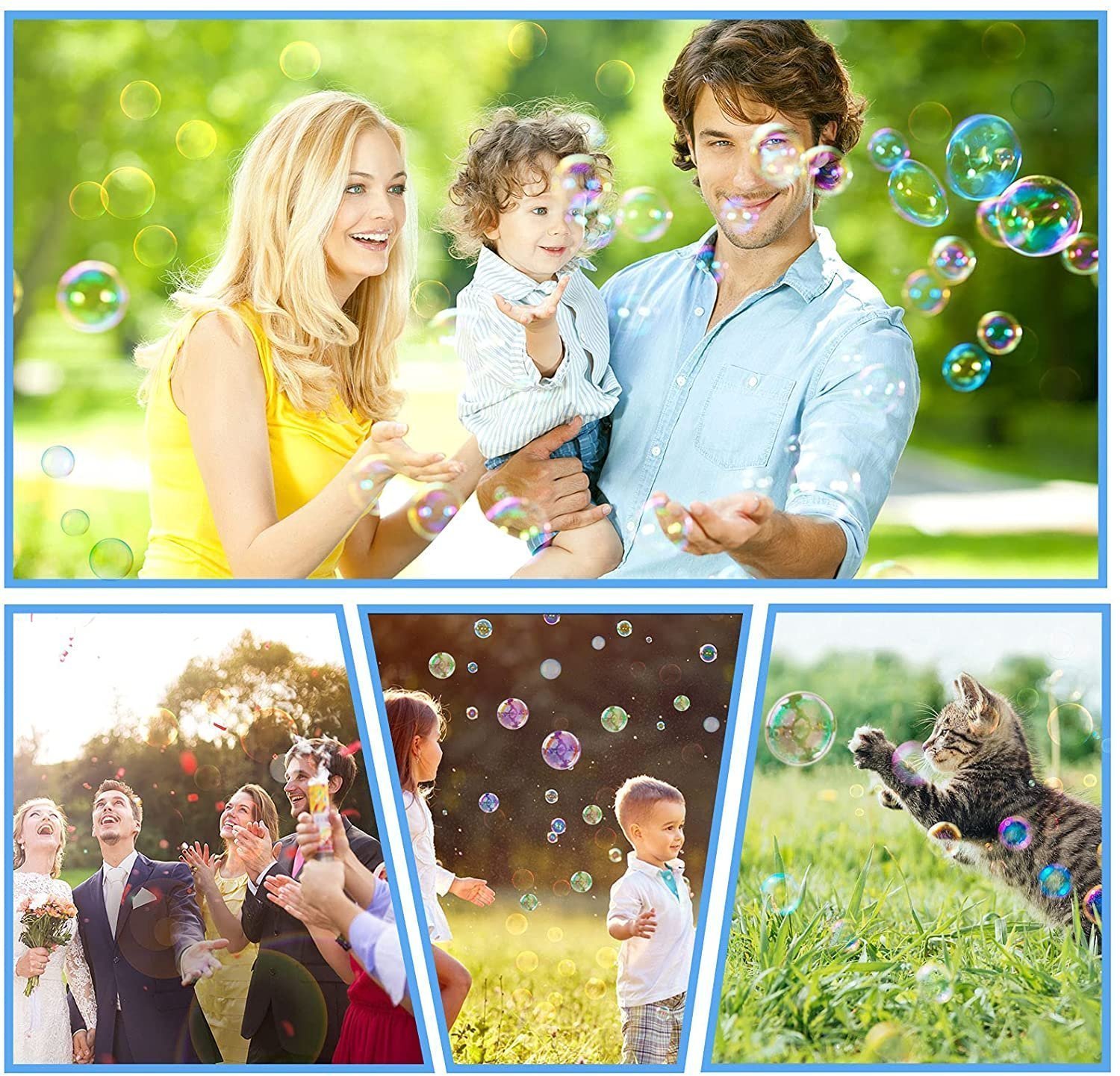 Automatic Bubbles Toy Gun For Kids (Multicolor) - Image 7